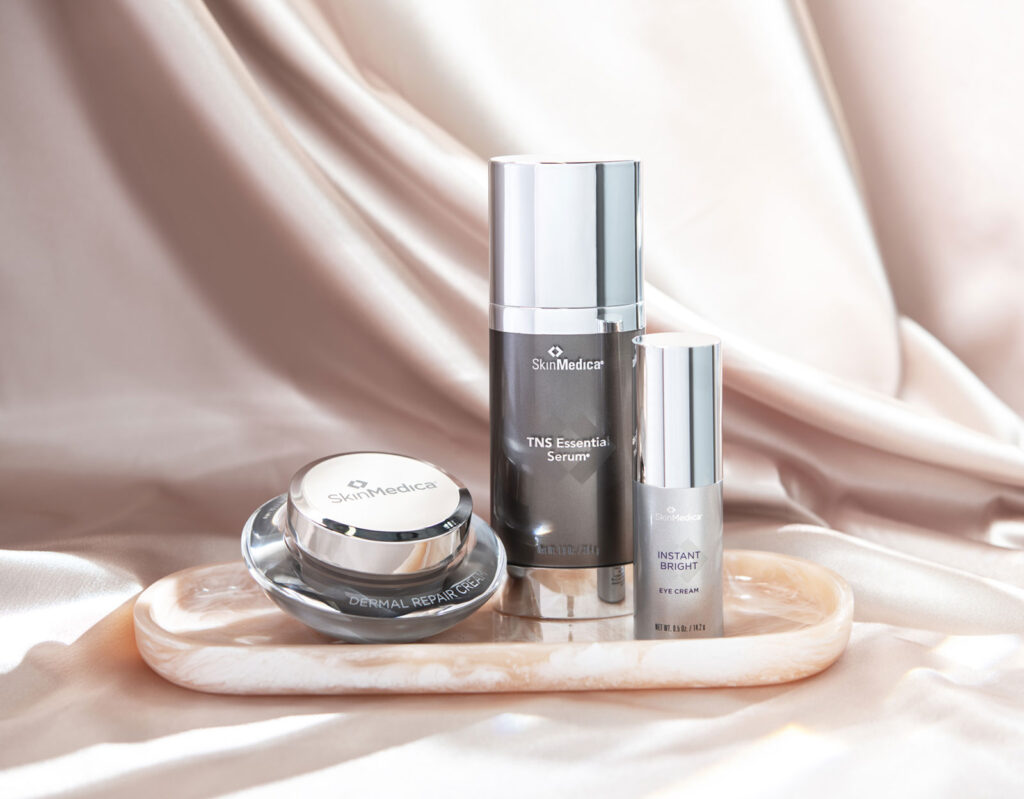skinmedica with button to shop on skincare products page