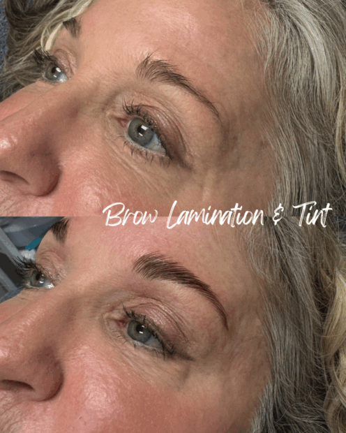 brow lamination & tint